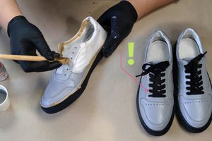 Ремонт кожаной обуви: Набор материалов для ремонта является лучшим выбором, чем только краска!